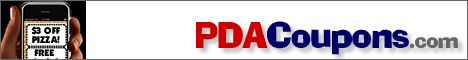 Coupons you can print or redeem from a Cell / PDA